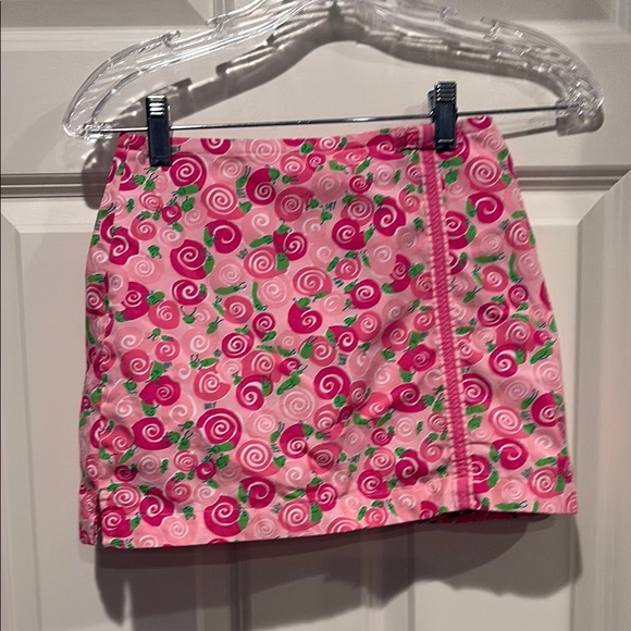 Lilly Pulitzer Other - Lilly Pulitzer Y2K Pink Snail Rolls Royce Pink Skort - kids 8